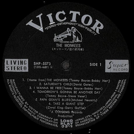 モンキーズ / The Monkees [※国内盤,品番:SHP-5573］(LPレコード)