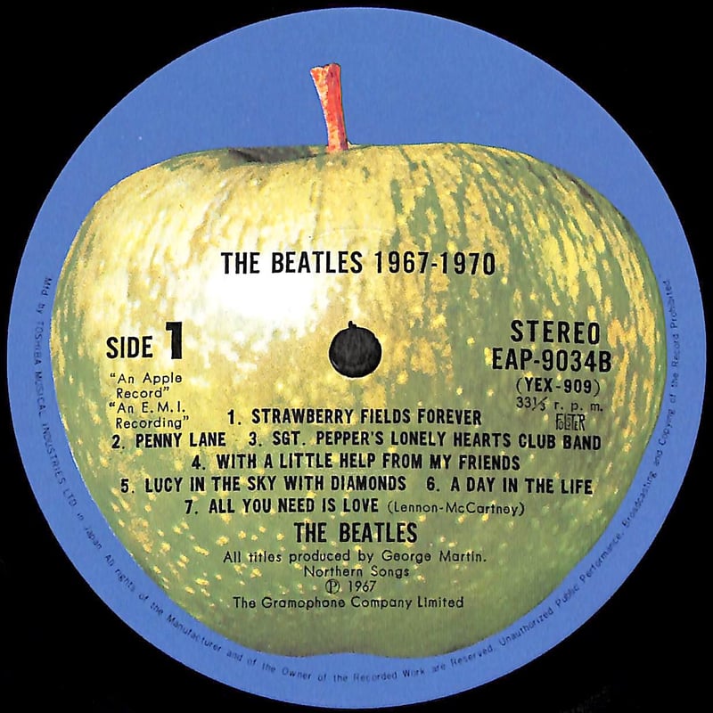 ザ・ビートルズ / 1967-1970 [※国内盤,品番:EAP-9034B,2枚組][ポスタ