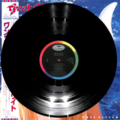 グレイト・ホワイト / ONCE BITTEN（LPレコード）