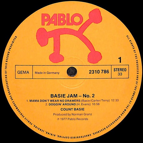 カウント・ベイシー / Basie Jam #2 [※輸入盤,生産国:Germany,品番:2310 786］(LPレコード)