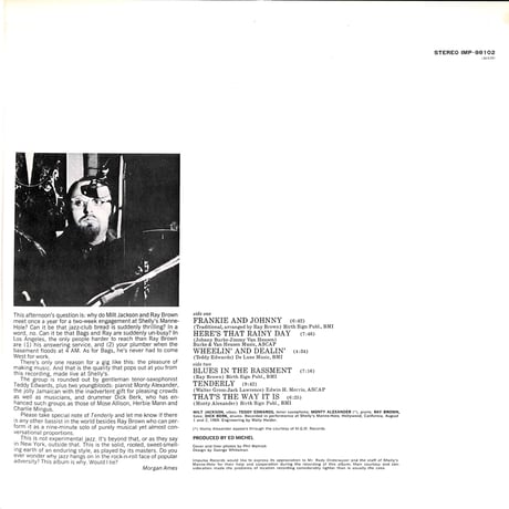ミルト・ジャクソン五重奏団 / ザッツ・ザ・ウェイ・イット・イズ [※国内盤,品番:IMP-88102］(LPレコード)