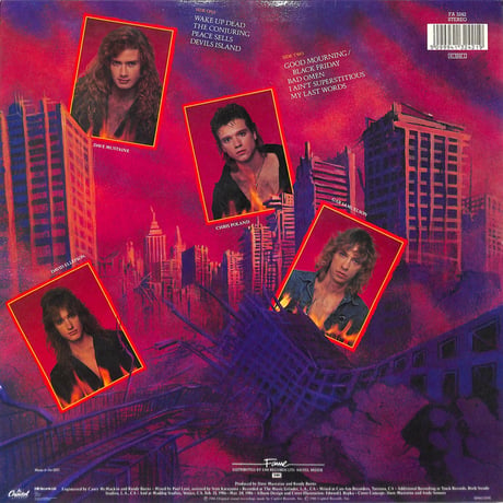 メガデス / Peace Sells...But Who's Buying?(1991UK再発盤)（LPレコード）