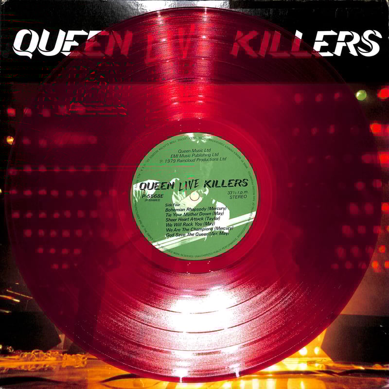 エルヴァイラ 赤 クイーン / ライヴ・キラーズ [※国内盤,品番:P-5567-8E,緑盤・赤盤,2枚