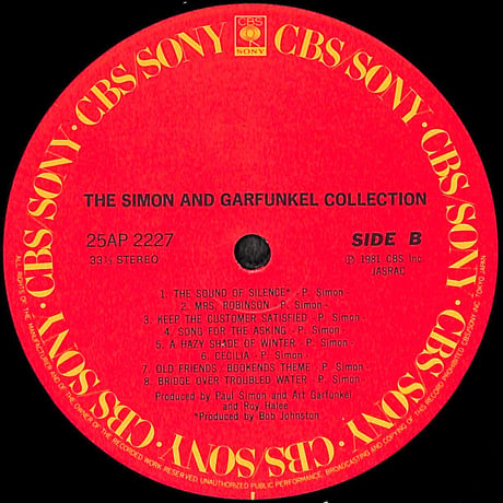 サイモン&ガーファンクル / 若き緑の日々/ニュー・ベスト [※国内盤,品番:25AP 2227］(LPレコード)