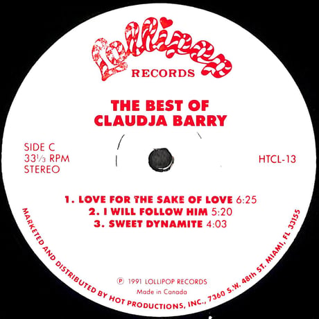 クラウディア・バリー / The Best Of Claudja Barry [※輸入盤,生産国:Canada,品番:HTCL 13,2枚組］(LPレコード)