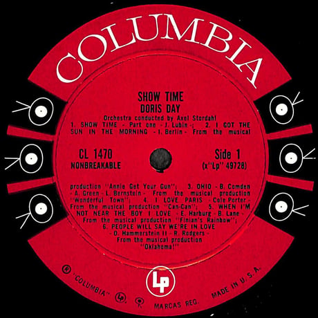 ドリス・デイ / Show Time [※輸入盤,生産国:US,品番:CL 1470］(LPレコード)
