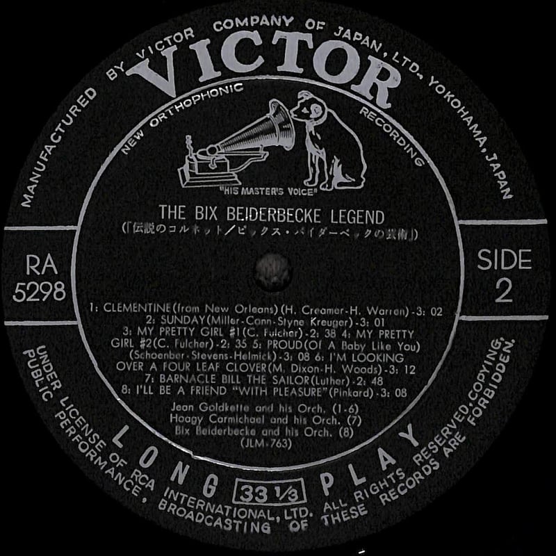 ビックス・バイダーベック / The Bix Beiderbecke Legend [※国内盤