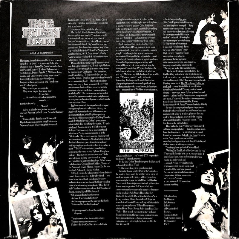 ボブ・ディラン / 欲望 [※国内盤,品番:SOPO 116］(LPレコード) | Books