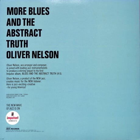オリヴァー・ネルソン / More Blues And The Abstract Truth [※国内盤,品番:VIM-5562］(LPレコード)