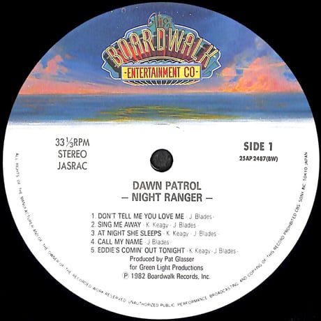 ナイト・レンジャー / 緊急指令N.R. [※国内盤,品番:25AP 2487］ (LPレコード)