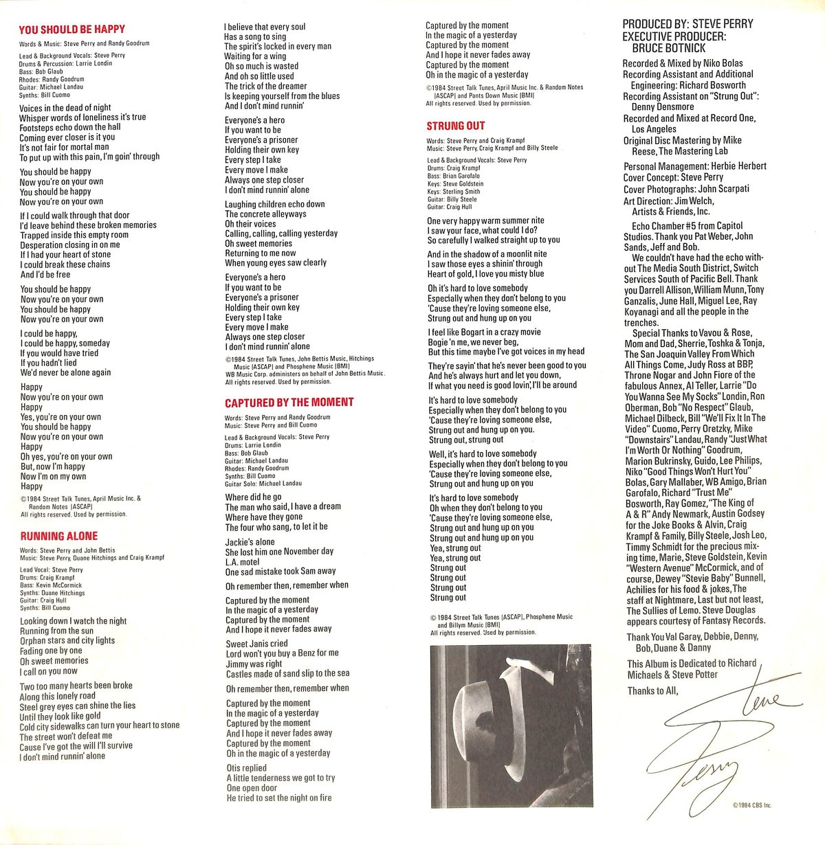 スティーヴ・ペリー / ストリート・トーク [※国内盤,品番:28AP 2848