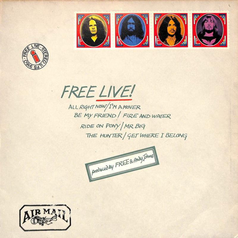 フリー / Free Live［※輸入盤,生産国:UK,品番:IL PS 9160］(LP