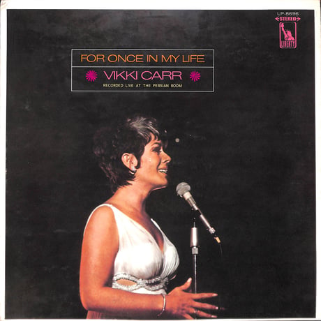 ヴィッキー・カー / For Once In My Life [※国内盤,品番:LP-8696,赤盤］(LPレコード)