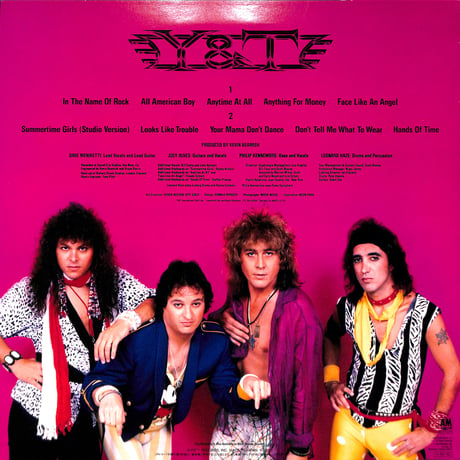 Y&T / ダウン・フォー・ザ・カウント [※国内盤,品番:AMP-28136］(LPレコード)