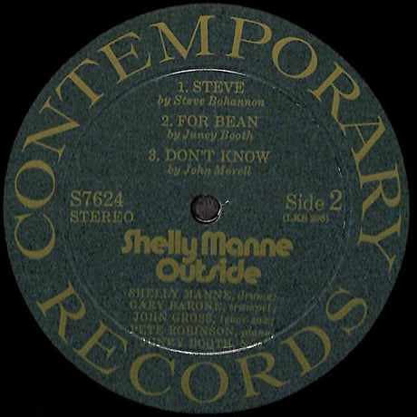 シェリー・マン / Outside [※輸入盤,生産国:US,品番:S7624］(LPレコード)