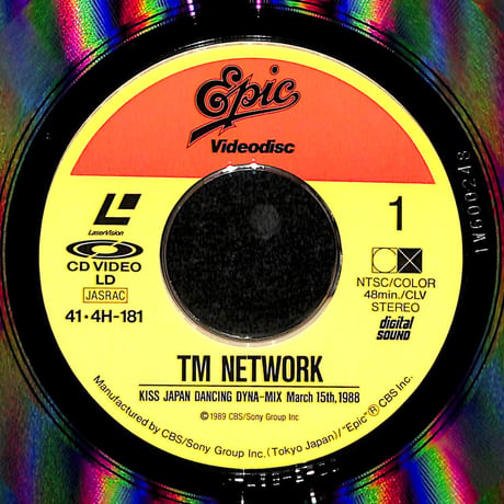 TMネットワーク / FANKS the LIVE 2 - Kiss Japan Dancing Dyna-Mix [発売年:1989年][※品番:41 4H-181](Laser Disc)