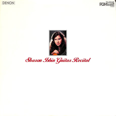 シャロン・イスビン / Guitar Recital [※国内盤,品番:OX-7224-ND］(LPレコード)
