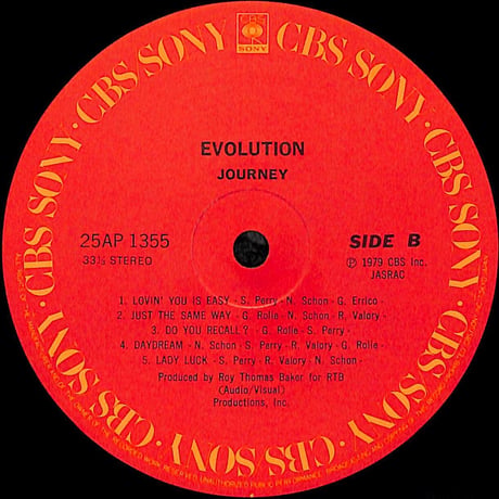 ジャーニー / Evolution［※国内盤,品番:25AP 1355］(LPレコード)
