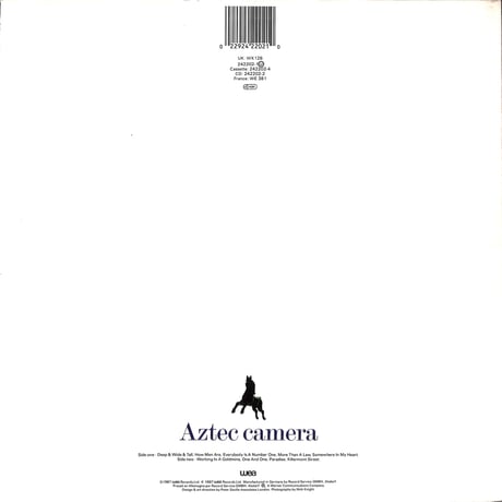 アズテック・カメラ / Love [※輸入盤,生産国:Germany,品番:WX 128］(LPレコード)