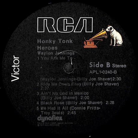 ウェイロン・ジェニングス / Honky Tonk Heroes [※輸入盤,生産国:US,品番:APL1-0240］(LPレコード)