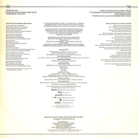クルセイダーズ / スタンディング・トール [※国内盤,品番:VIM-6269］(LPレコード)