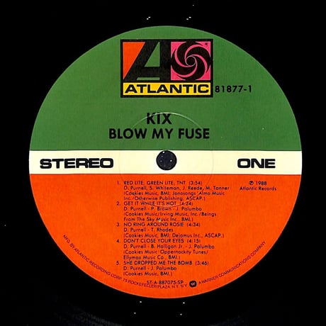 KIX / Blow My Fuse (USオリジナル)（LPレコード）