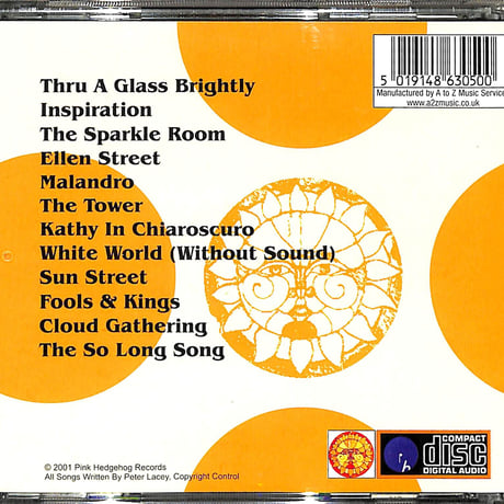 ピーター・レイシー / Thru A Glass Brightly[※新品未聴品][※日本語と直筆サイン入][※UK盤][※品番:SMILE2](CD)