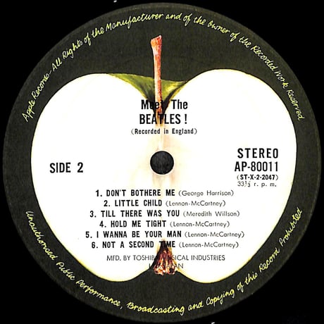 ザ・ビートルズ / ミート・ザ・ビートルズ [※国内盤,品番:AP-80011］(LPレコード)