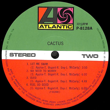 カクタス / Cactus [※国内盤,品番:P-8128A］(LPレコード)