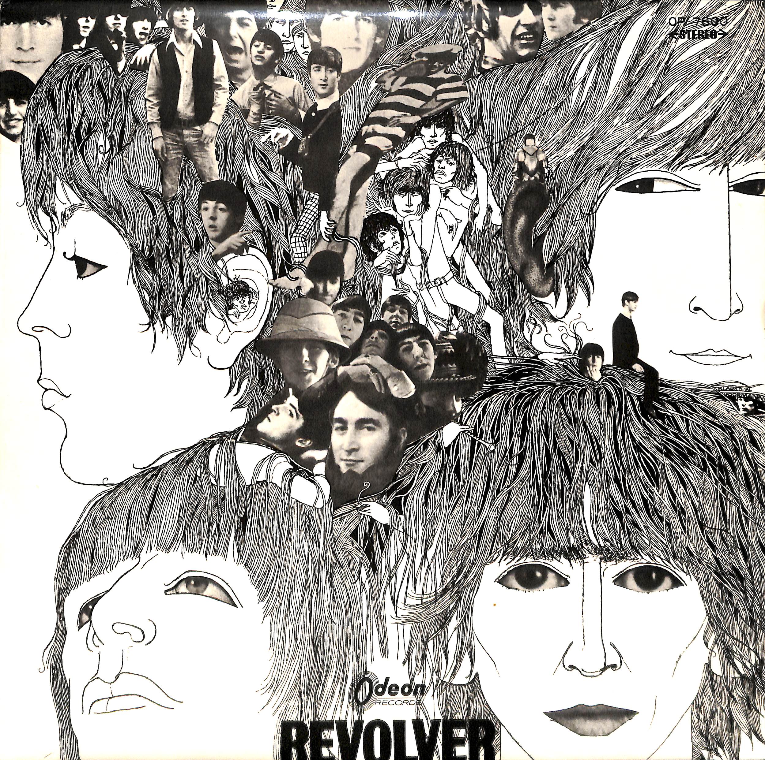 Beatles REVOLVER OP-7600 Odeon赤盤 美品 帯無し original