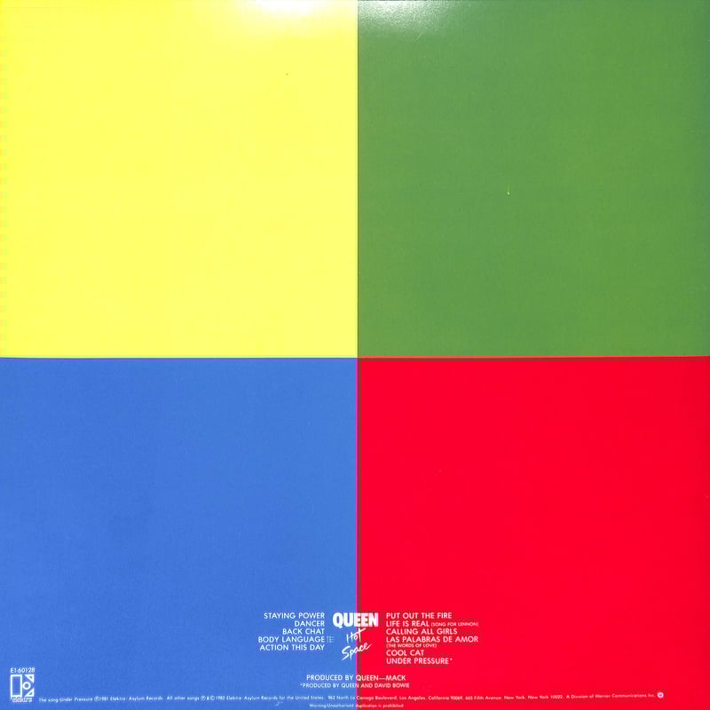 クイーン / ホット・スペース [※国内盤,品番:P-11204］(LPレコード