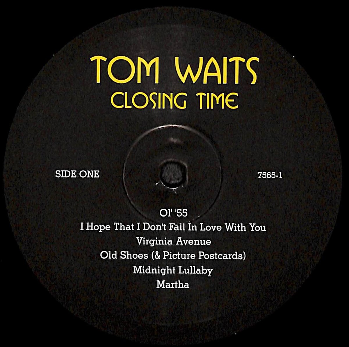 トム・ウェイツ / Closing Time [※輸入盤,生産国:EU,品番:7565-1］(