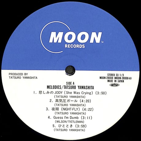 山下達郎 / Melodies [※国内盤,品番:MOON-28008］(LPレコード)