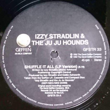イジー・ストラドリン&ザ・ジュ・ジュ・ハウンズ / Shuffle It All [※輸入盤,生産国:UK,品番:GFSTR 33］(LPレコード)