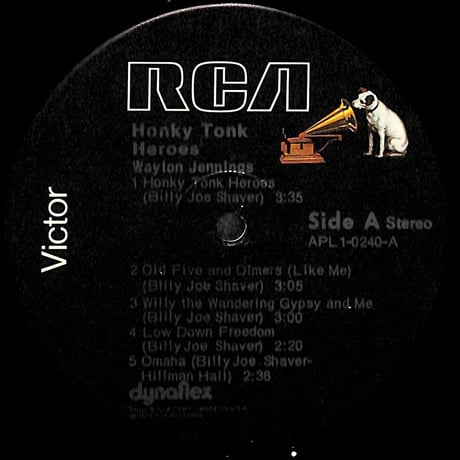 ウェイロン・ジェニングス / Honky Tonk Heroes [※輸入盤,生産国:US,品番:APL1-0240］(LPレコード)