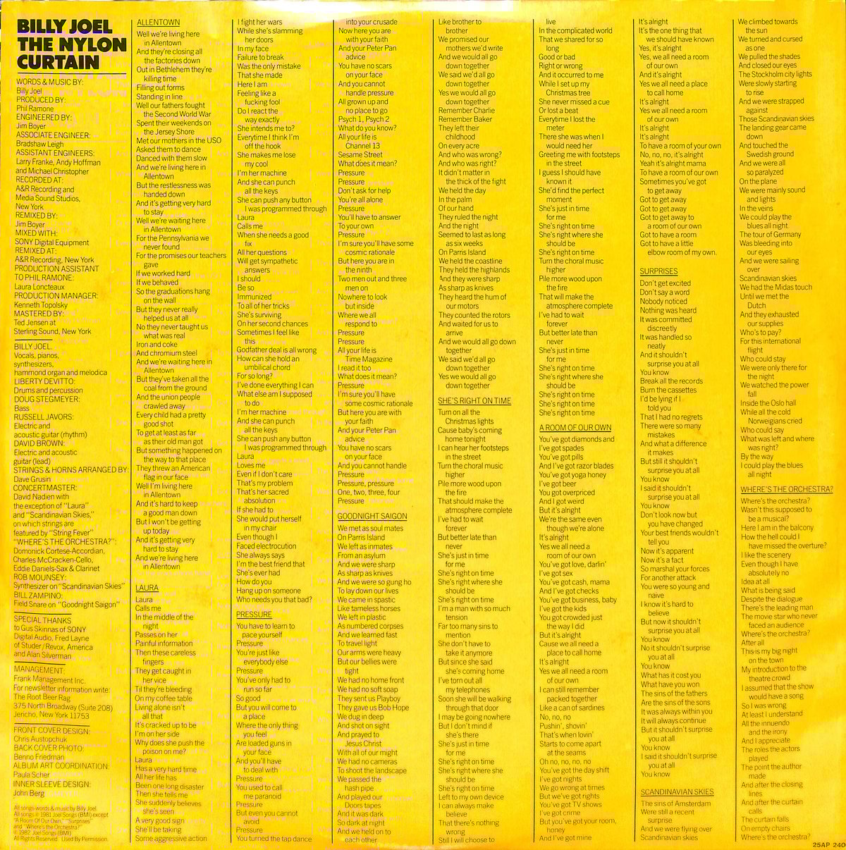 Billy Joel LPレコード　国内盤 BILLY JOEL / THE STRANGER | sixteen records (シックス