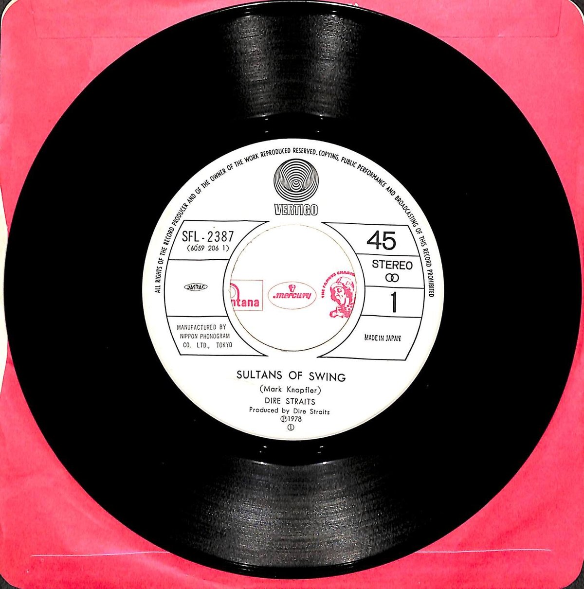 ダイアー・ストレイツ / 悲しきサルタン［※日本盤 品番:SFL-2387