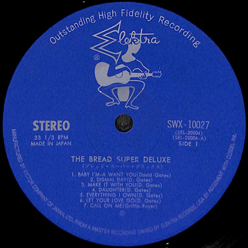 ブレッド / スーパー・デラックス [※国内盤,品番:SWX-10027］(LP