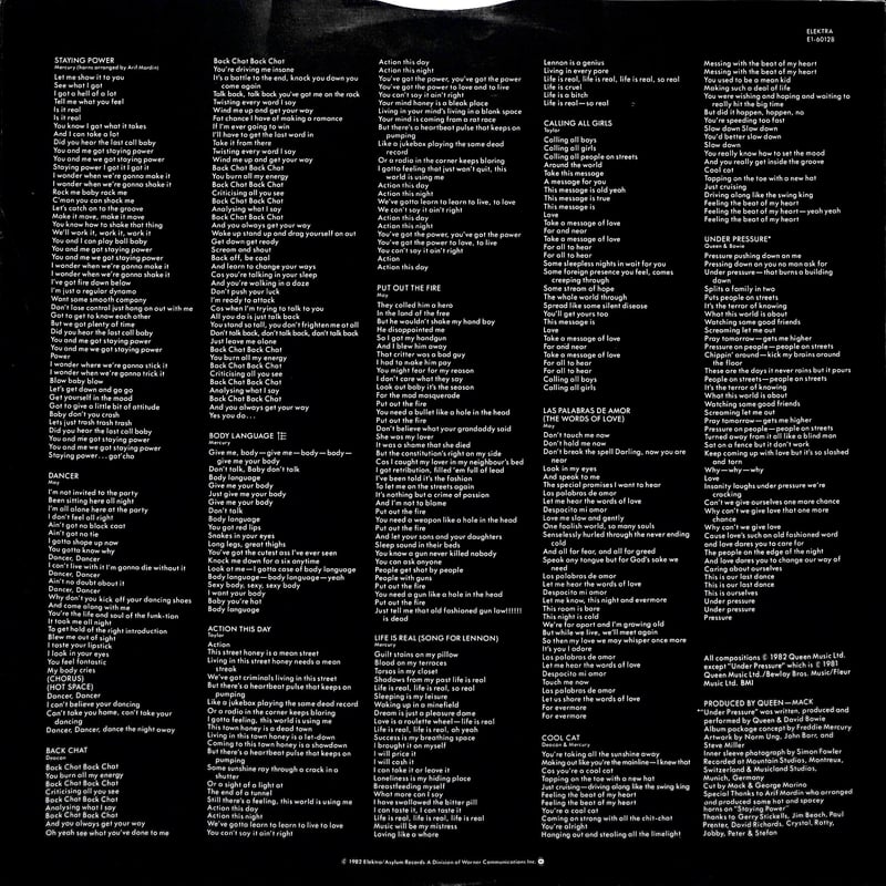クイーン / ホット・スペース [※国内盤,品番:P-11204］(LPレコード