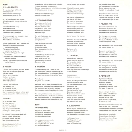 ビッグ・カントリー / インナ・ビッグ・カントリー [※国内盤,品番:25PP-99］(LPレコード)