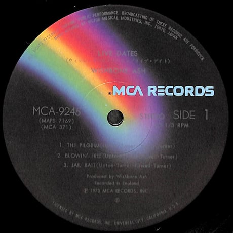 ウィッシュボーン・アッシュ / Live Dates [※国内盤,品番:MCA-9244～45,2枚組］(LPレコード)