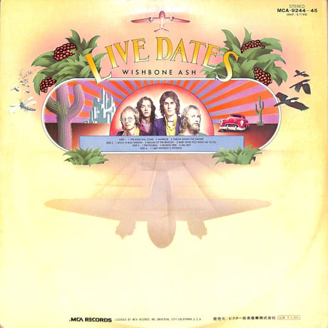 ウィッシュボーン・アッシュ / Live Dates [※国内盤,品番:MCA-9244～45,2枚組］(LPレコード)