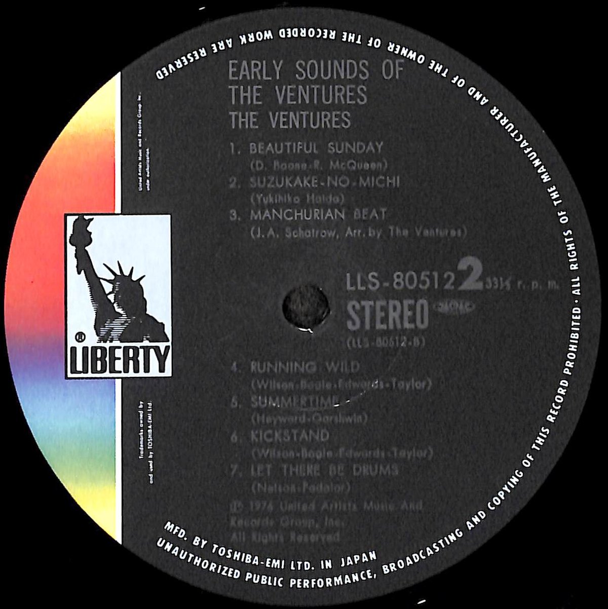 ザ・ベンチャーズ / サンフラワー'76 [※国内盤,品番:LLS-80512］(LP