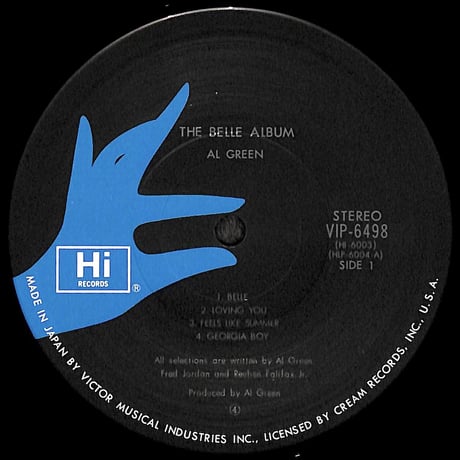 アル・グリーン / ベル [※国内盤,品番:VIP-6498］(LPレコード)
