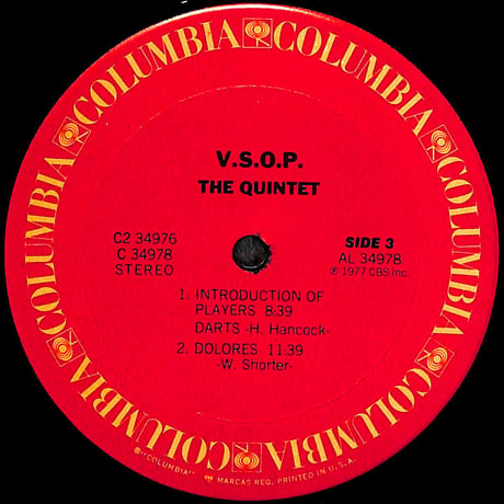 V.S.O.P. / The Quintet [※輸入盤,生産国:US,品番:C2 34976,2枚組］(LPレコード)