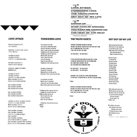 早見優 / ゲッド・ダウン! [※国内盤,品番:28TR-2148］[早見優サイン別紙付き](LPレコード)