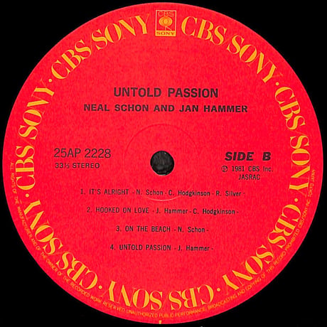ニール・ショーン&ヤン・ハマー / 閃光 [※国内盤,品番:25AP 2228］(LPレコード)