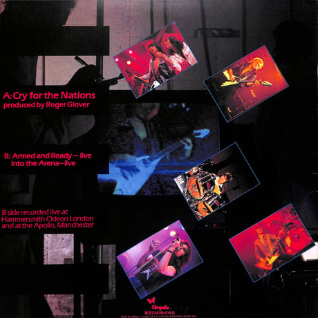 ザ・マイケル・シェンカー・グループ / Cry For The Nations [※国内盤,品番:WWS-41003,45 RPM］ (LPレコード)