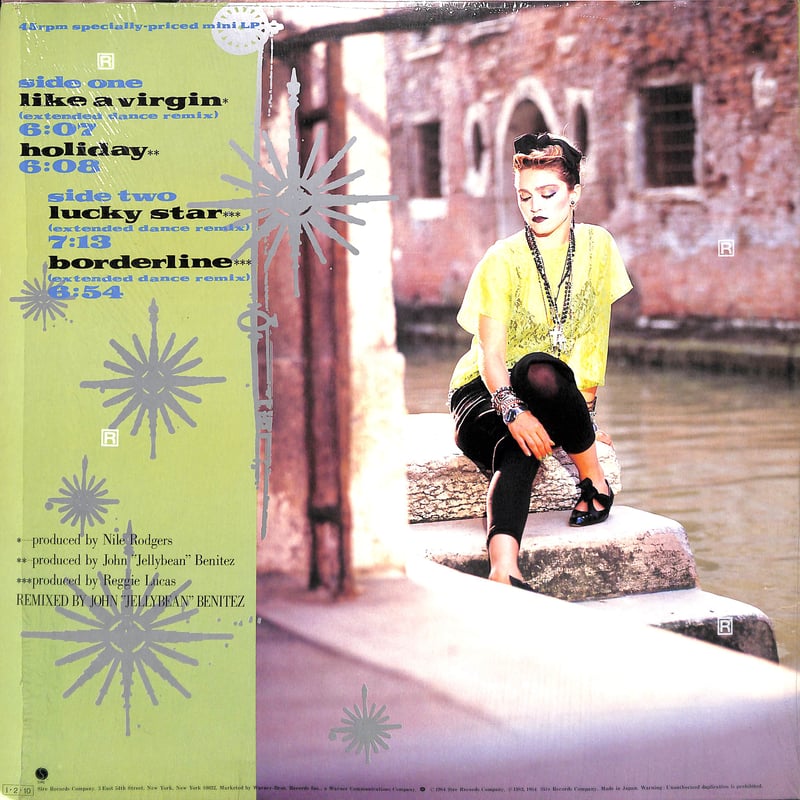 マドンナ / ライク・ア・ヴァージン [※国内盤,品番:P-6206,45RPM］(LP