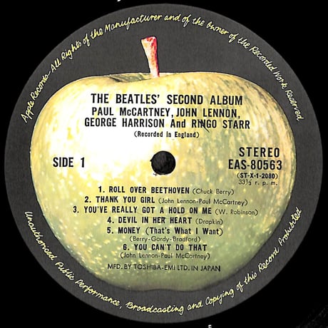 ザ・ビートルズ / ザ・ビートルズ・セカンド・アルバム [※国内盤,品番:EAS-80563］(LPレコード)